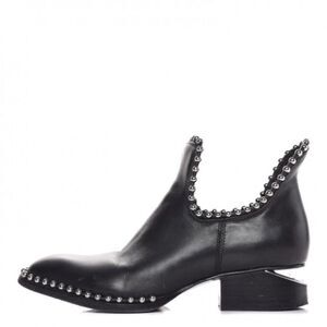 Alexander Wang Women's Kori Studded Cutout Booties Size 37.5
